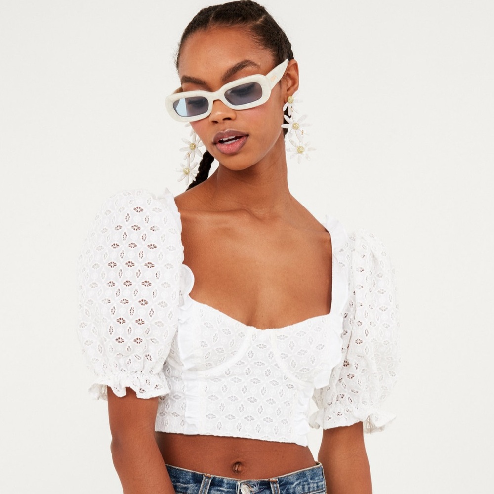 COPY - For Love and Lemons Sand dollar top
